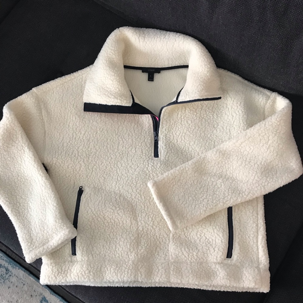 J. Crew Half-zip sweatshirt in Polartec fleece